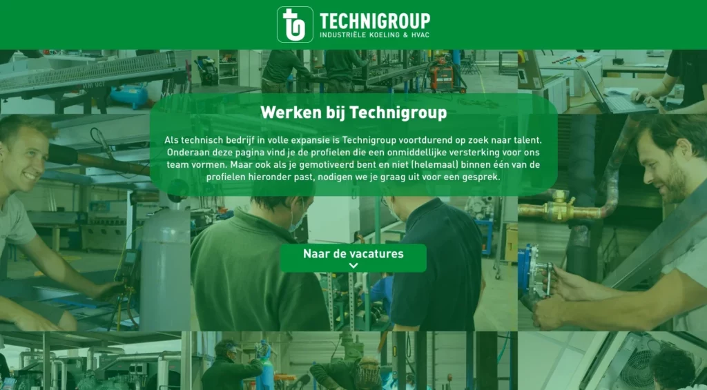Vacaturewebsite voor knelpuntberoepen